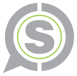 Scuf logo, monochrome icon version, on a transparent background