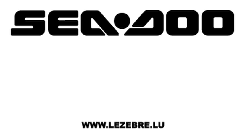 Sea Doo logo on a transparent background