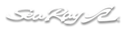 Sea Ray logo, monochrome wordmark version, on a transparent background
