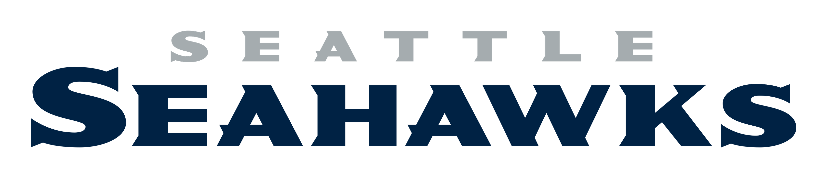 Seattle Seahawks logo on a transparent background