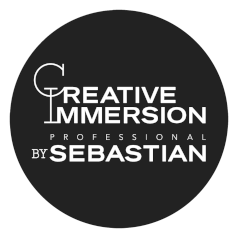 Sebastian Professional logo, black icon version, on a transparent background