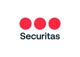 Securitas logo, white version, on a transparent background