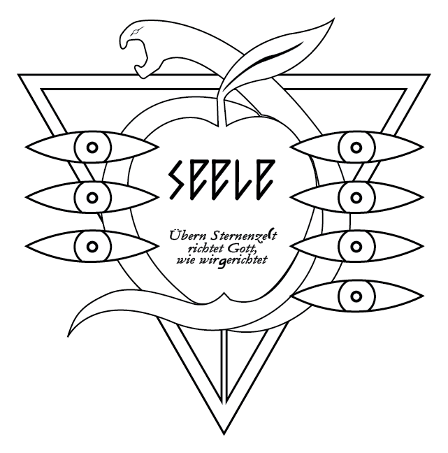 Seele logo, white icon version, on a transparent background