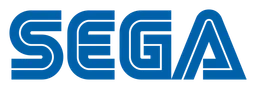Sega logo, wordmark version, on a transparent background