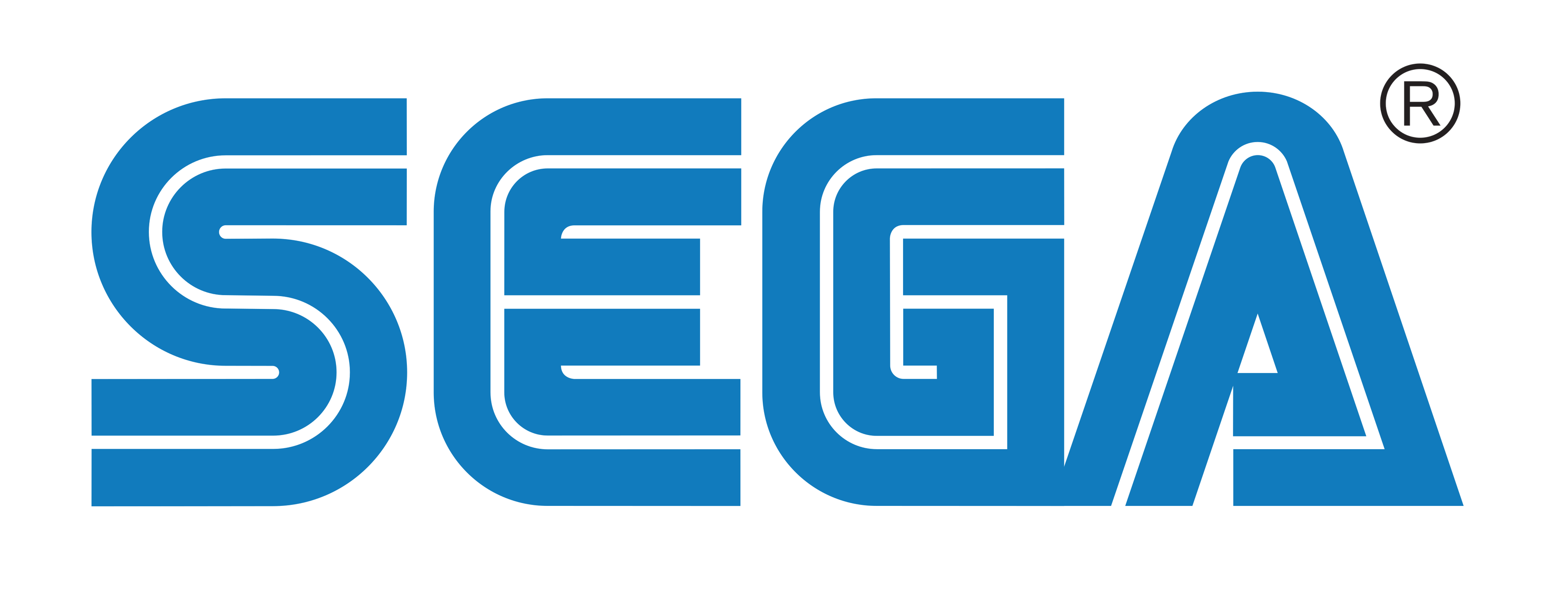Sega logo on a transparent background