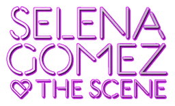 Selena Gomez logo, horizontal version, on a transparent background
