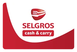 Selgros logo, horizontal version, on a transparent background