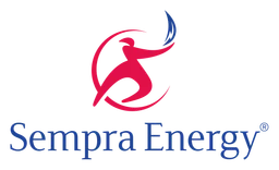 Sempra Energy logo, horizontal version, on a transparent background