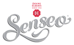 Senseo logo, monochrome version, on a transparent background