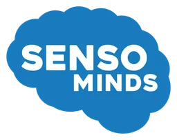 Senso logo, horizontal version, on a transparent background