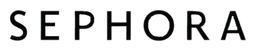 Sephora logo, black wordmark version, on a transparent background