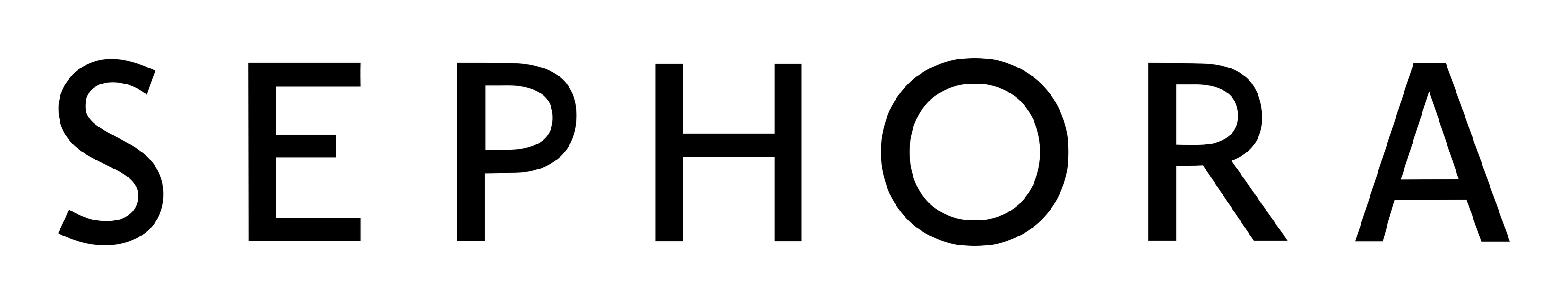 Sephora logo on a transparent background