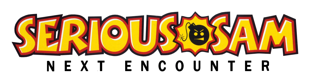 Serious Sam logo on a transparent background