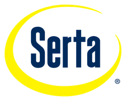 Serta logo, horizontal version, on a transparent background