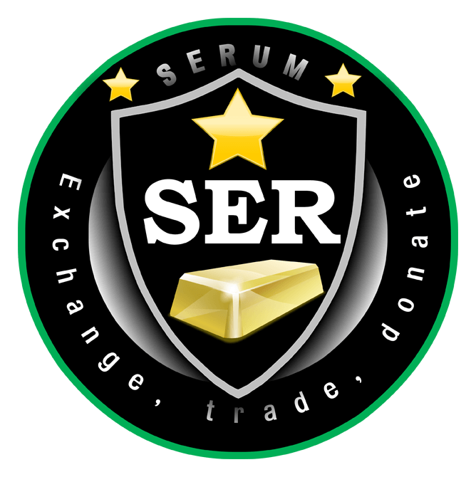 Serum logo on a transparent background