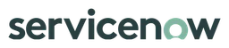 Servicenow logo, black wordmark version, on a transparent background