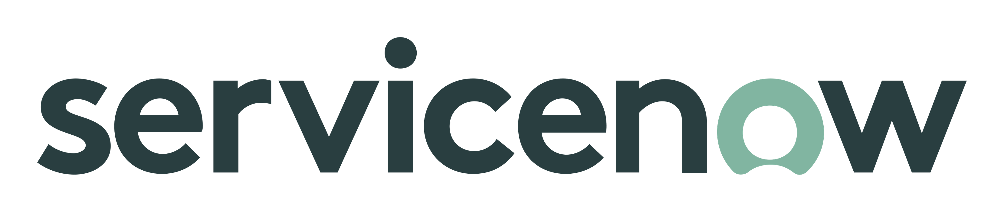 Servicenow logo on a transparent background