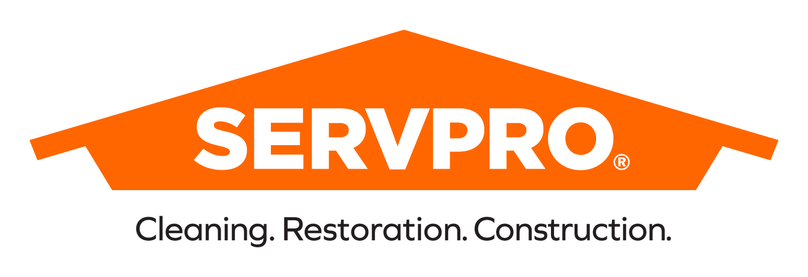 Servpro logo on a transparent background