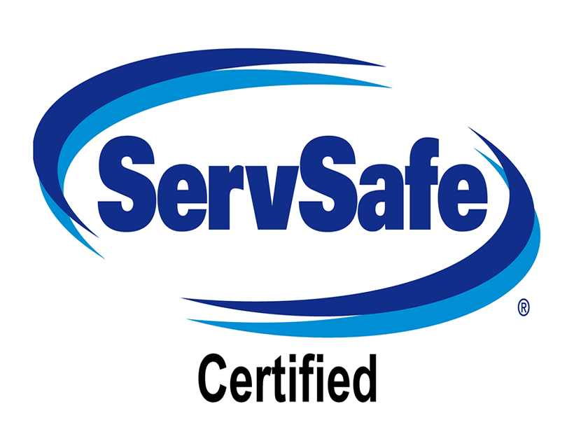Servsafe logo on a transparent background
