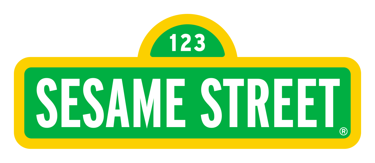 Sesame Street logo on a transparent background
