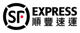 SF Express logo, black wordmark version, on a transparent background