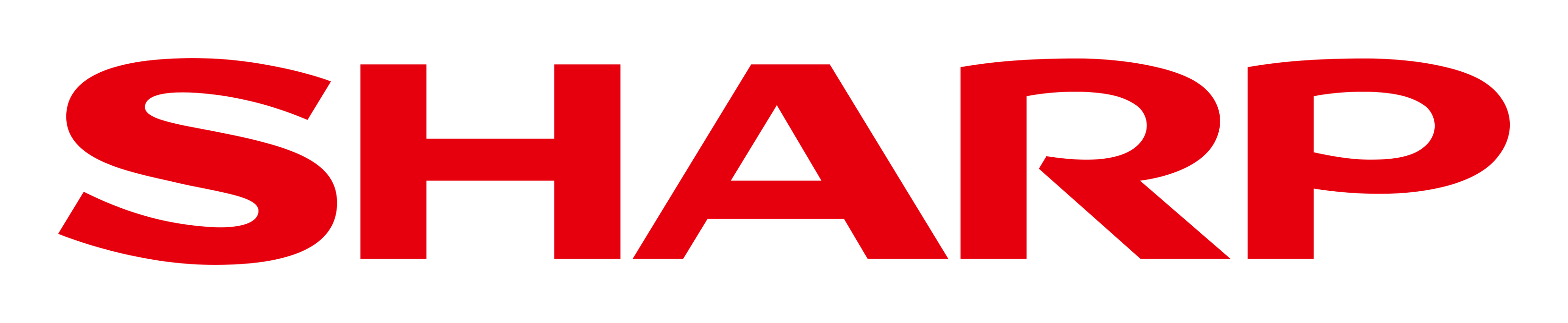 Sharp logo on a transparent background