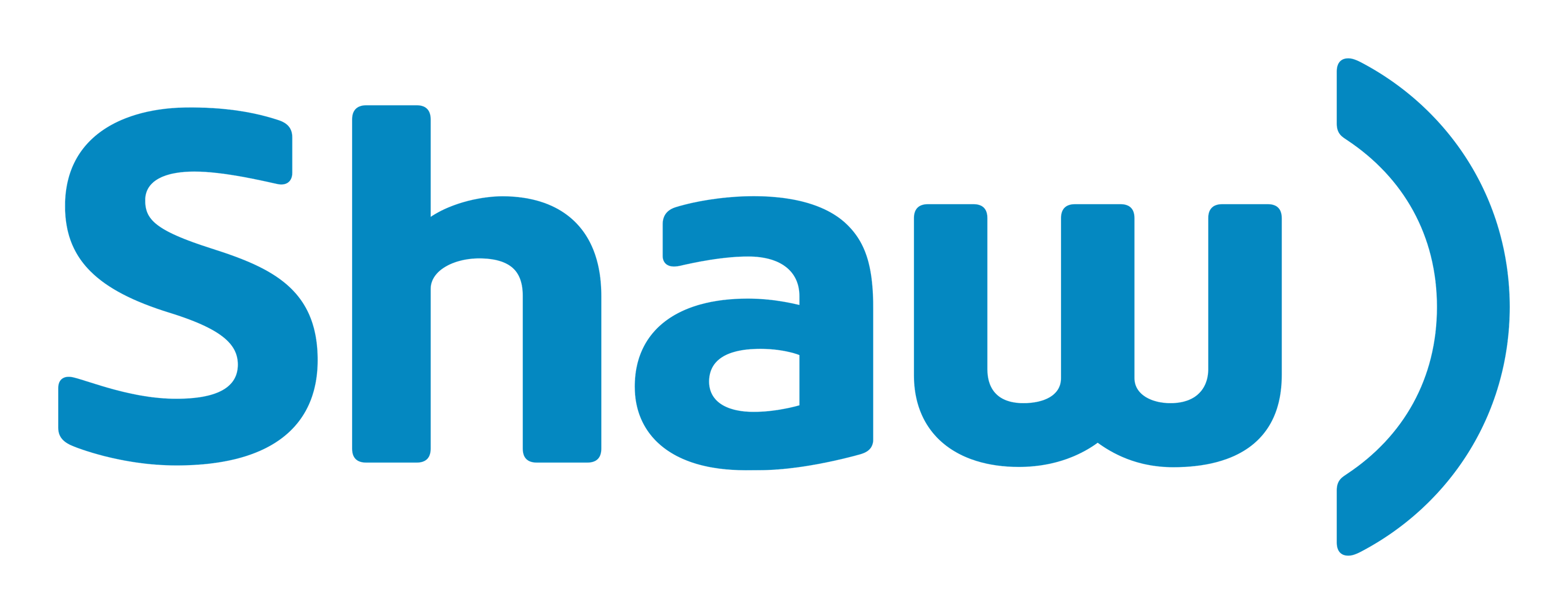 Shaw logo on a transparent background
