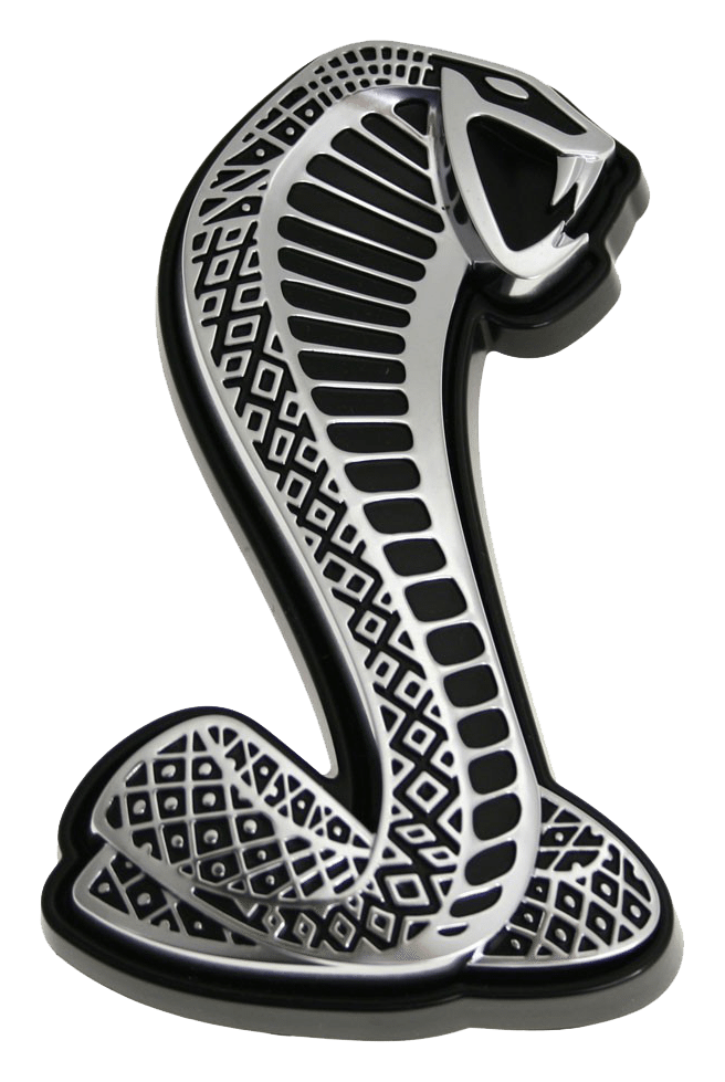 Shelby logo, monochrome version, on a transparent background