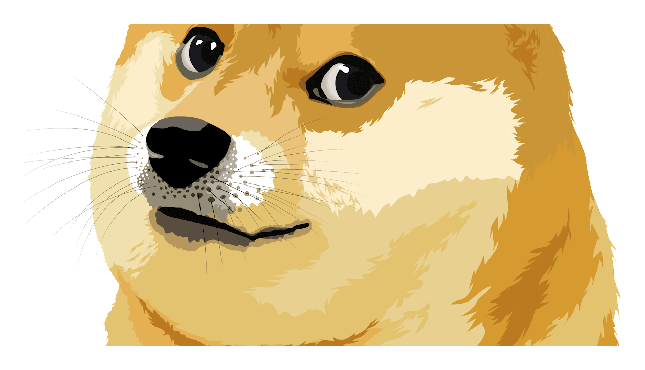 Shibadoge logo on a transparent background