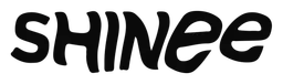 Shinee logo, black wordmark version, on a transparent background