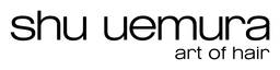 Shu Uemura logo, black wordmark version, on a transparent background