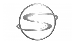 Shuanghuan Logo, Variante Icon monochrom, auf transparentem Hintergrund