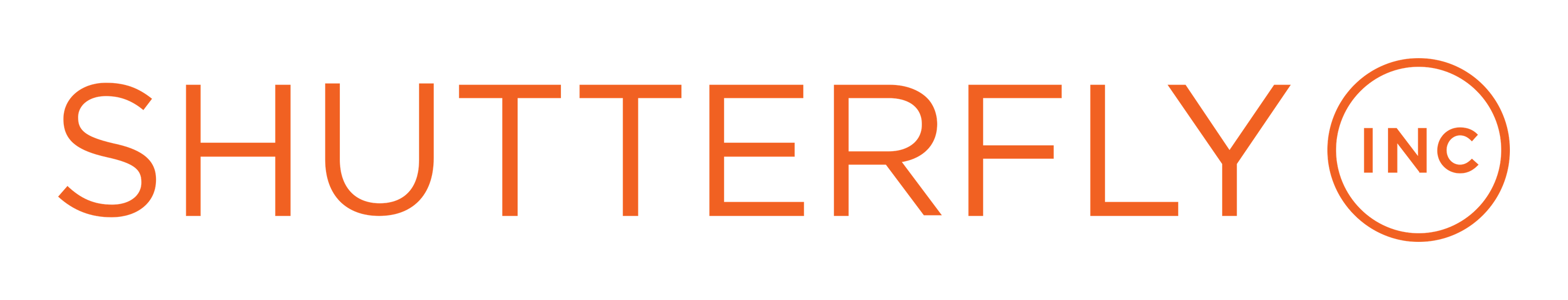 Shutterfly logo on a transparent background