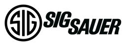 Sig Sauer logo, black wordmark version, on a transparent background