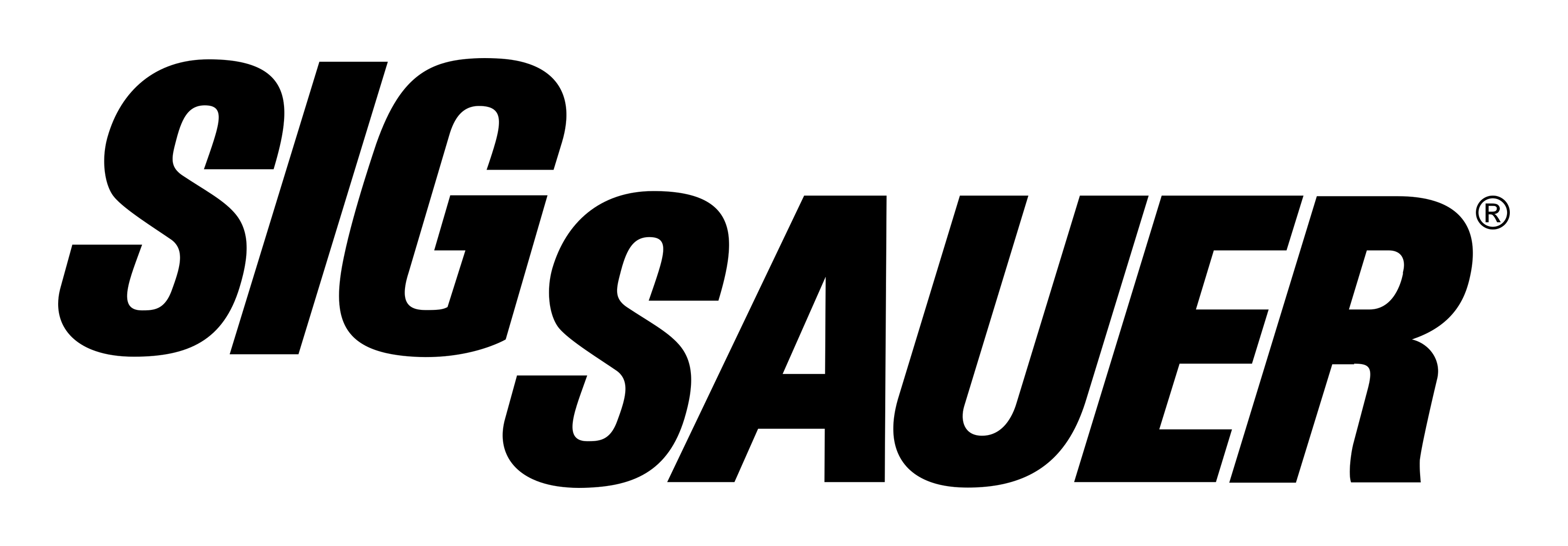 Sig Sauer logo on a transparent background