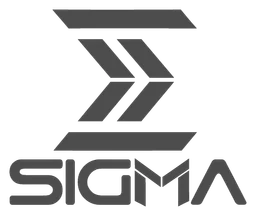 Sigma Sport Logo, Variante Icon schwarz, auf transparentem Hintergrund