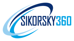 Sikorsky logo, horizontal version, on a transparent background
