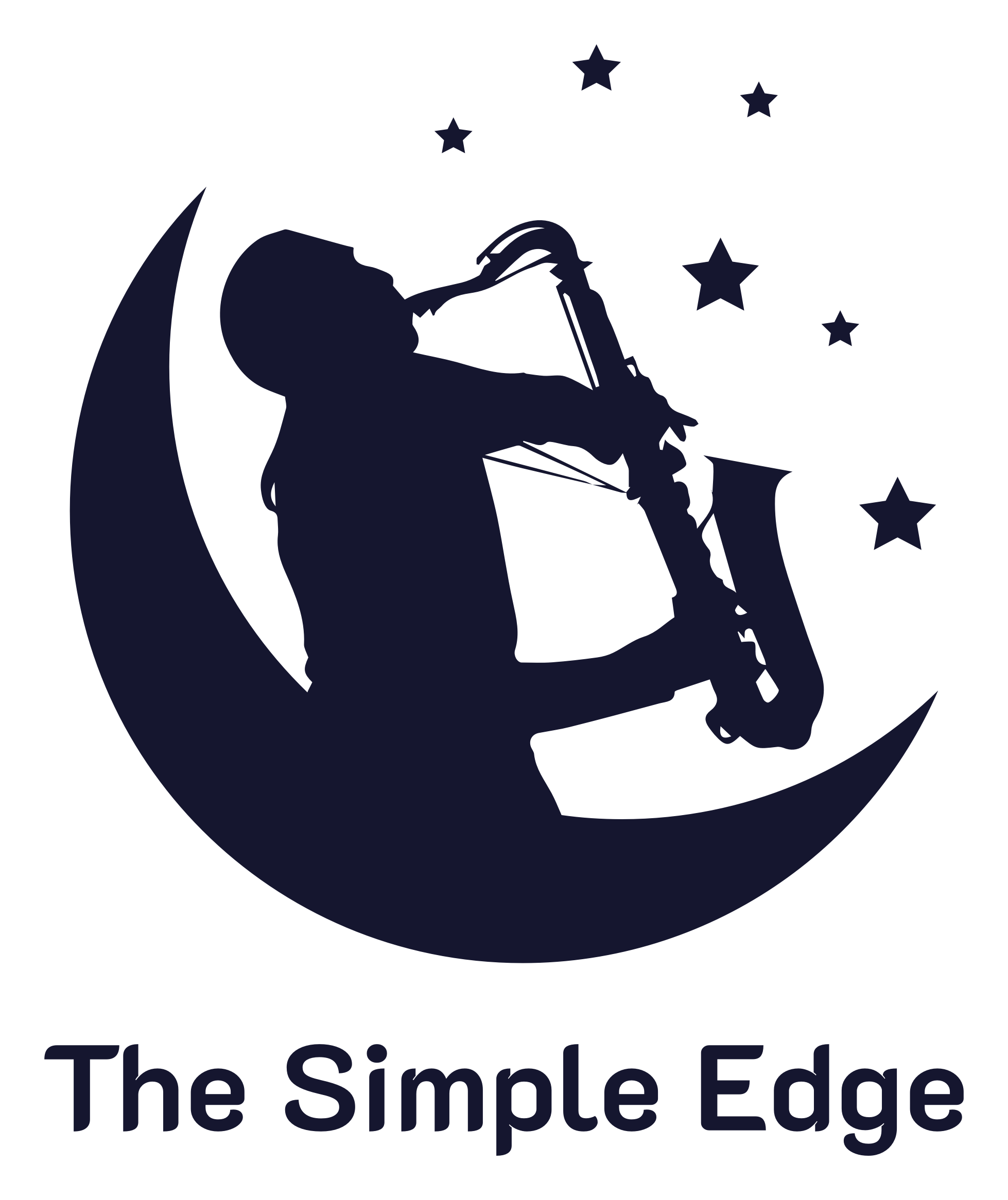 Silhouette logo, black icon version, on a transparent background