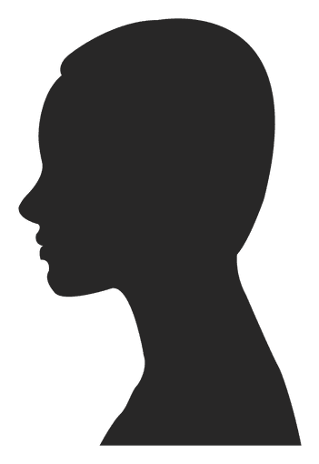 Silhouette logo, black version, on a transparent background