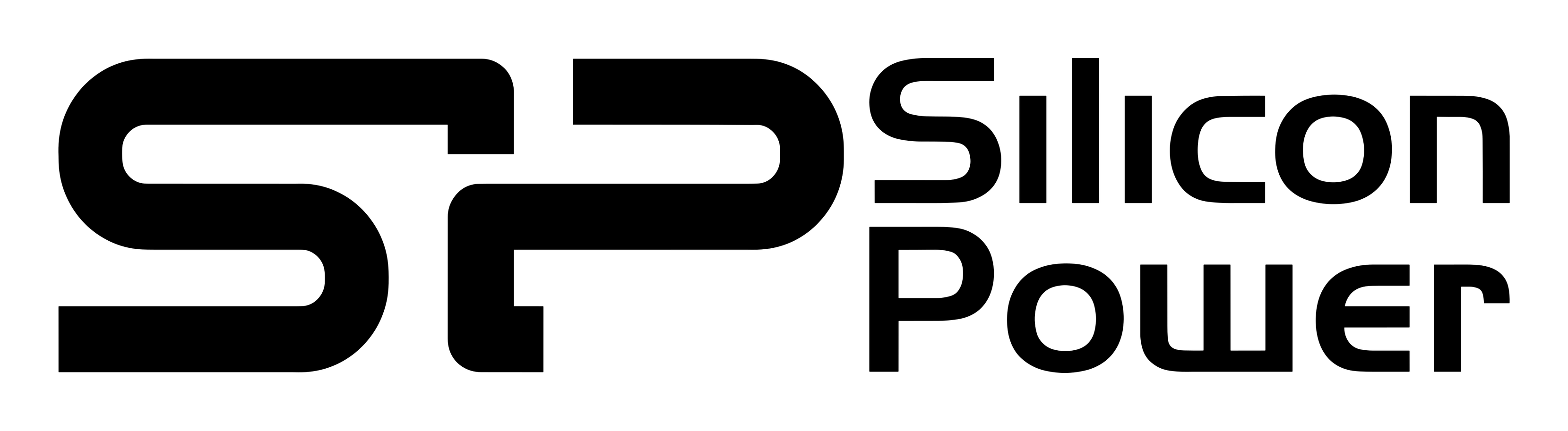 Silicon Power logo on a transparent background
