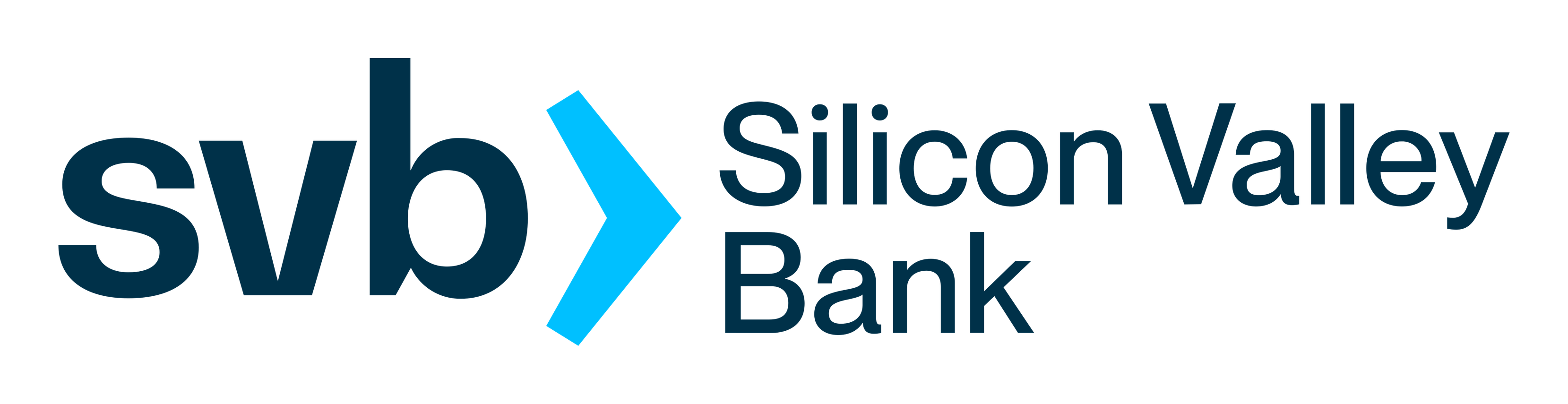 Silicon Valley Bank logo on a transparent background