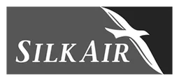 Silkair logo, monochrome version, on a transparent background