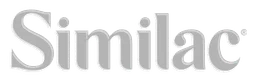 Similac logo, white wordmark version, on a transparent background