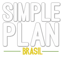 Simple Plan logo, white icon version, on a transparent background