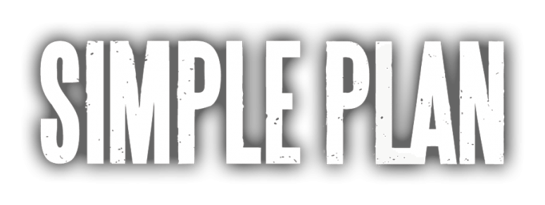 Simple Plan logo on a transparent background