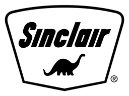 Sinclair logo, black version, on a transparent background