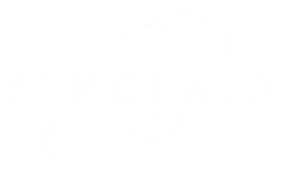 Sinclair logo, white version, on a transparent background