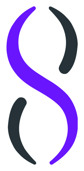 Singularitynet logo, horizontal version, on a transparent background