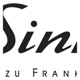 Sinn logo, black icon version, on a transparent background
