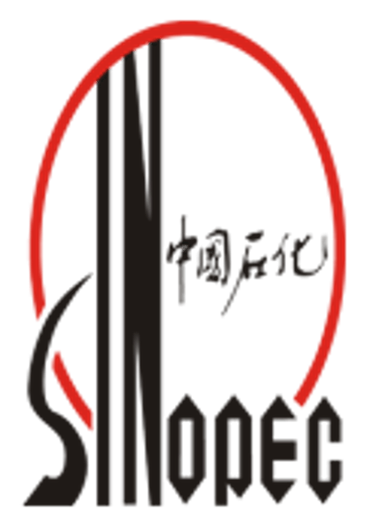 Sinopec logo on a transparent background
